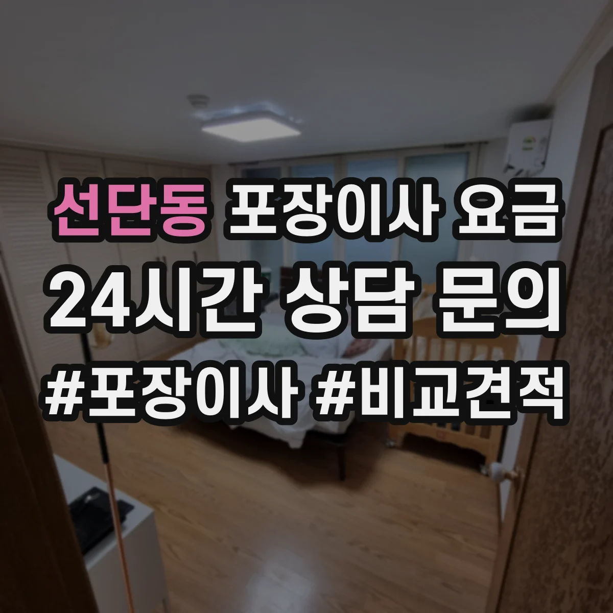 선단동 포장이사 요금