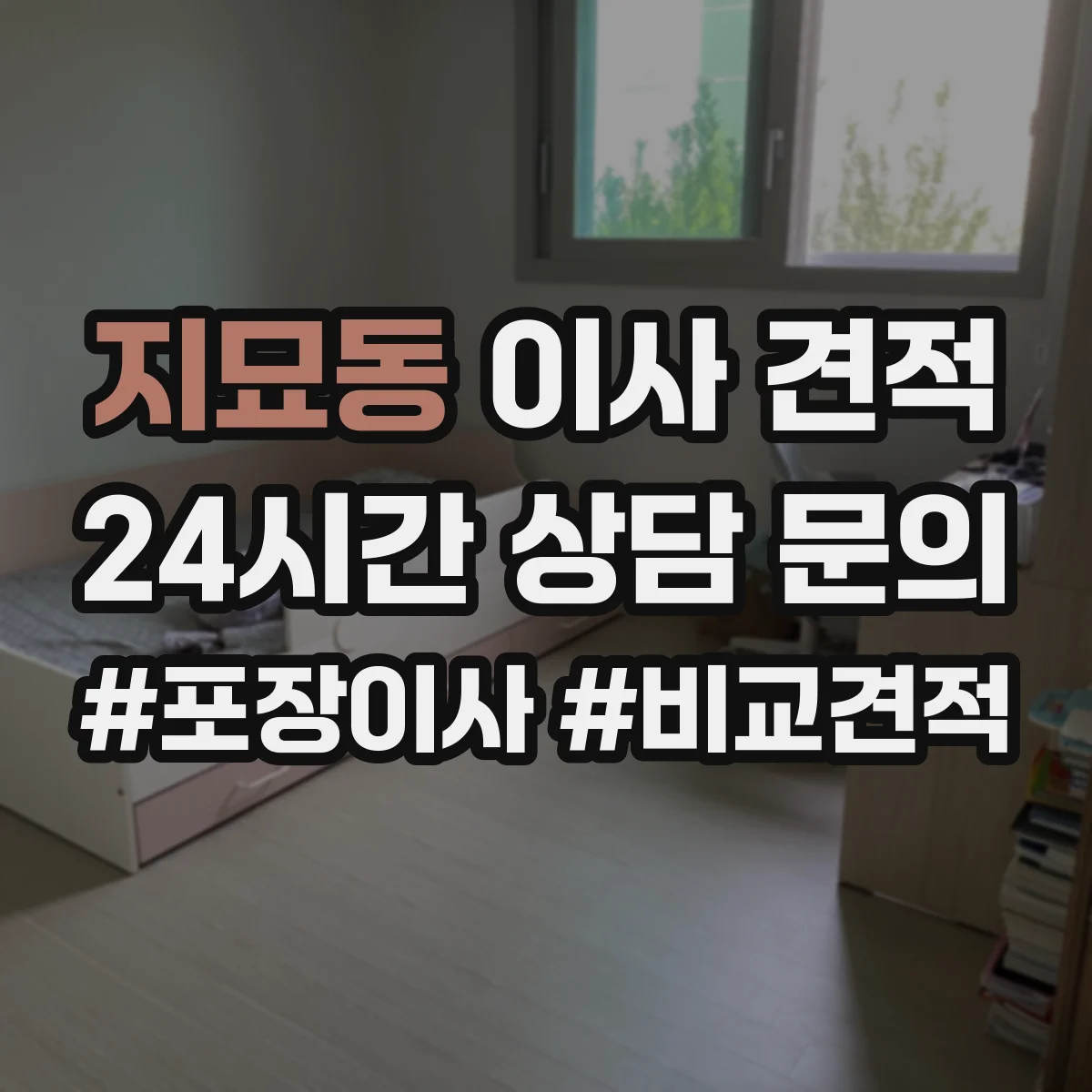 지묘동 이사 견적