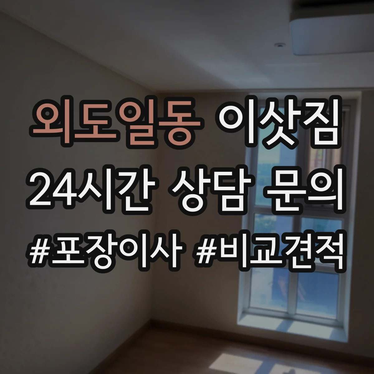 외도일동 이삿짐