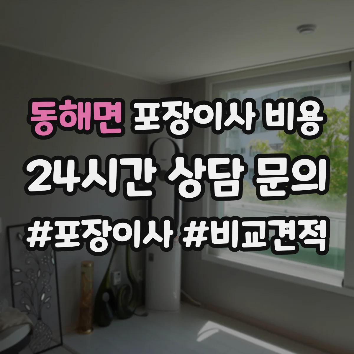 동해면 포장이사 비용