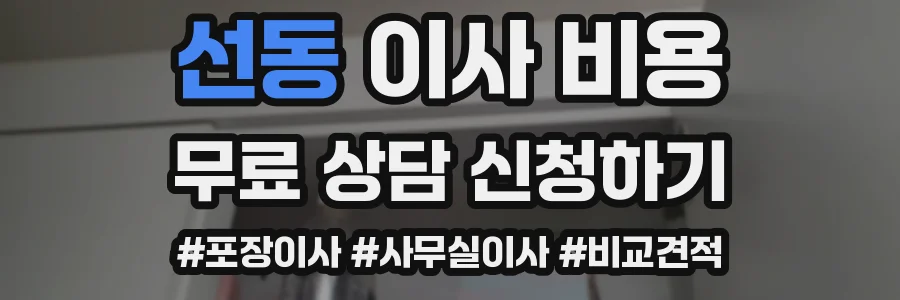 선동 이사 비용