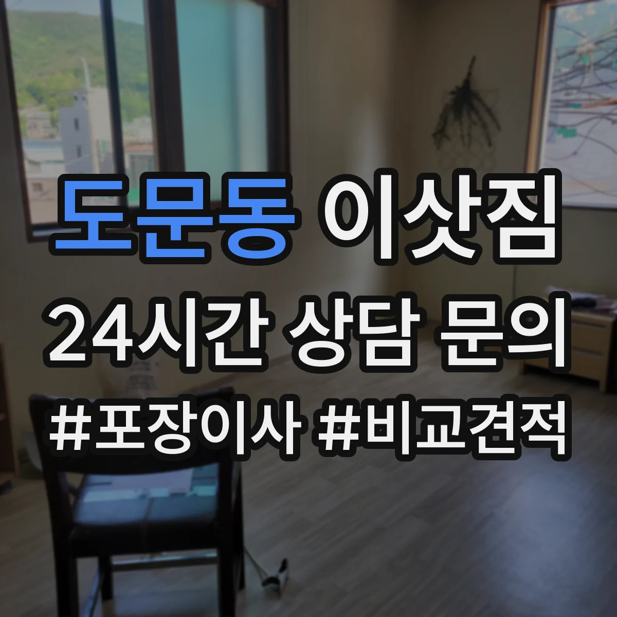 도문동 이삿짐