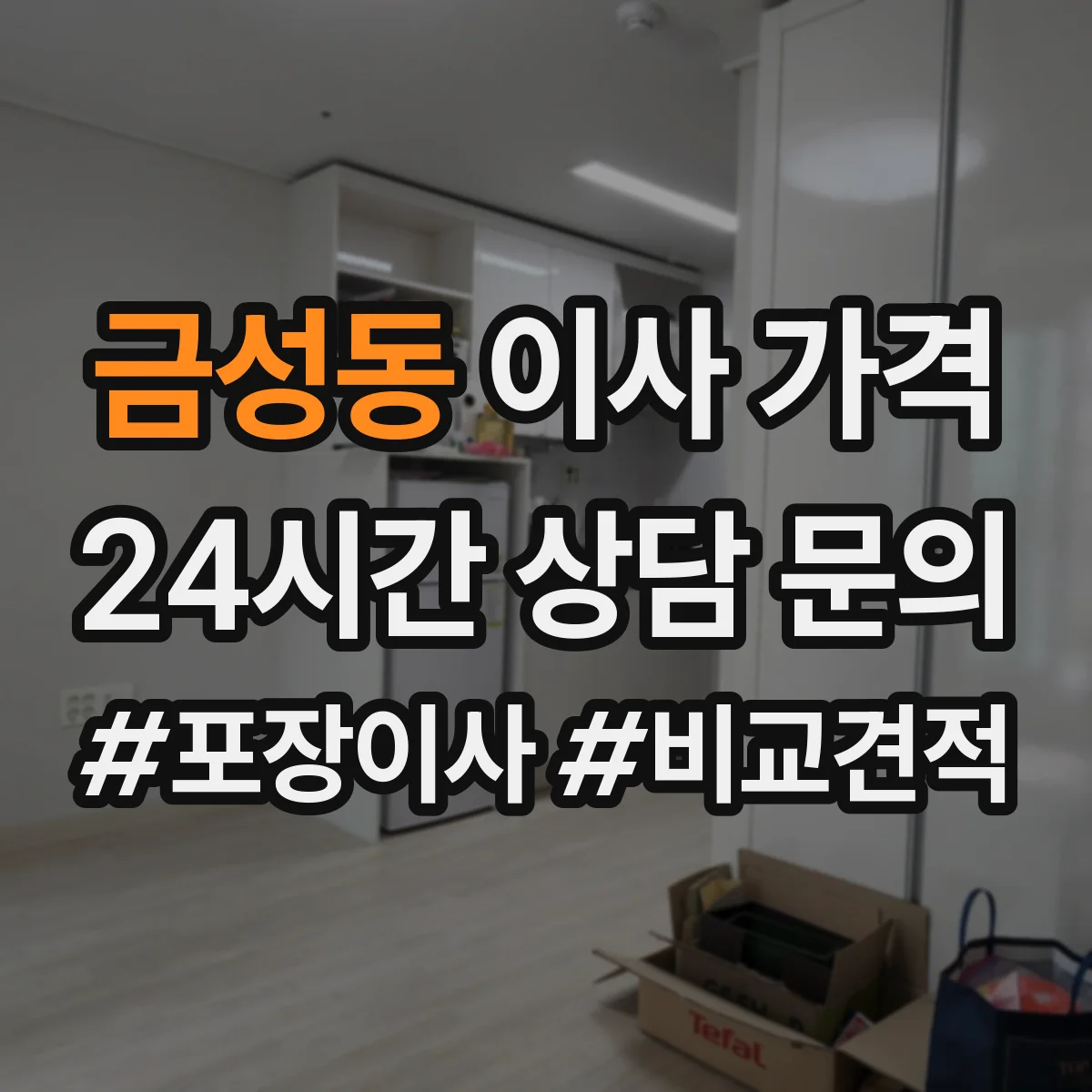 금성동 이사 가격