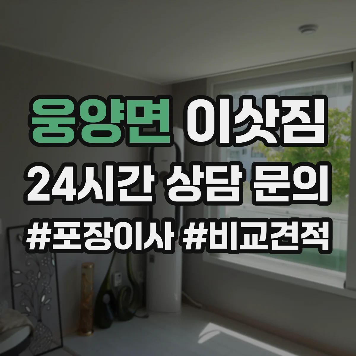 웅양면 이삿짐