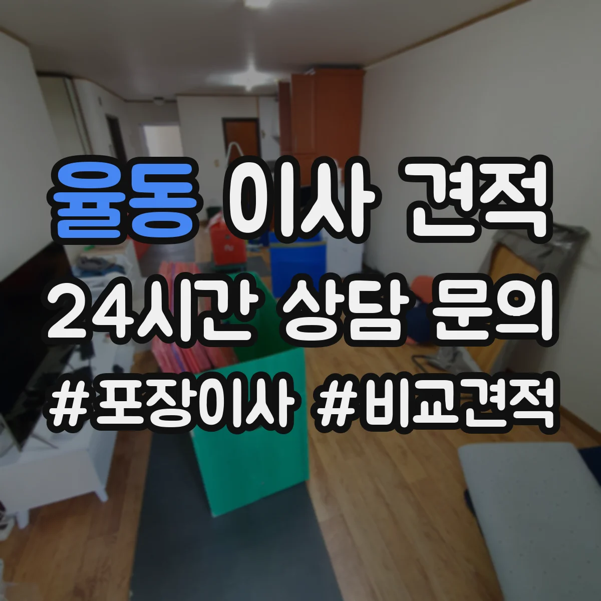 율동 이사 견적