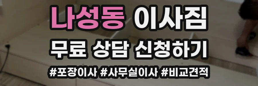 나성동 이사짐