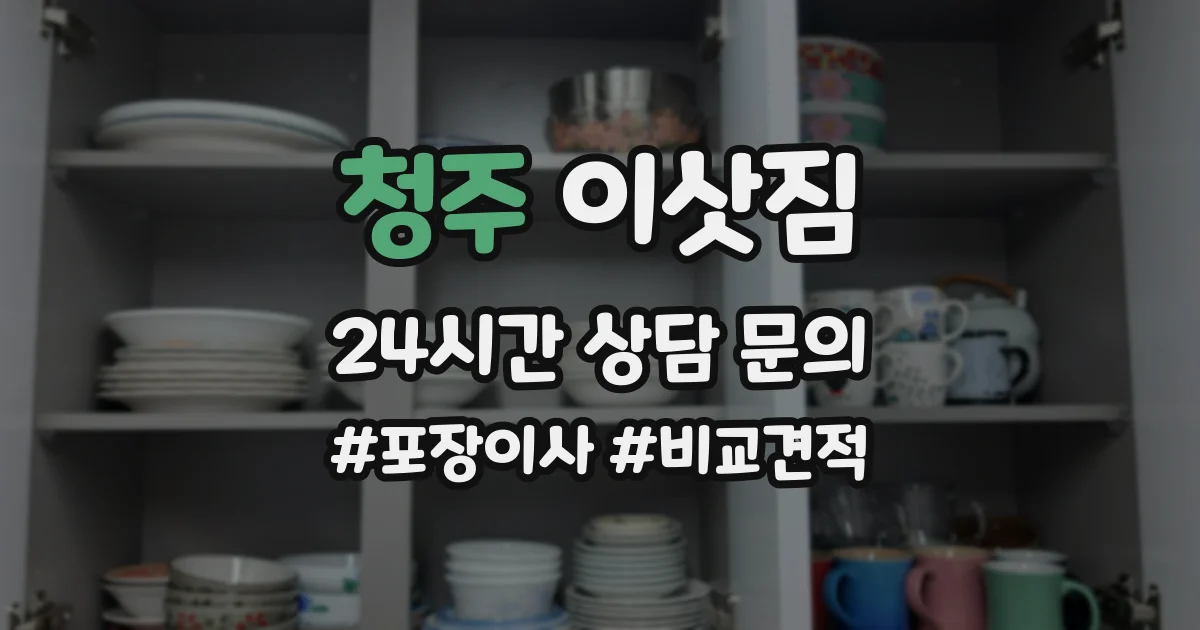 청주 이삿짐