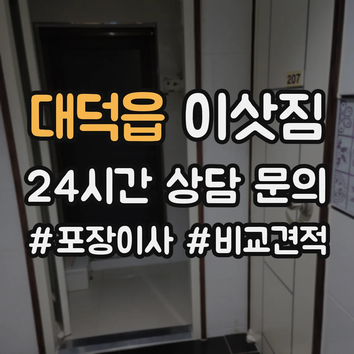 대덕읍 이삿짐