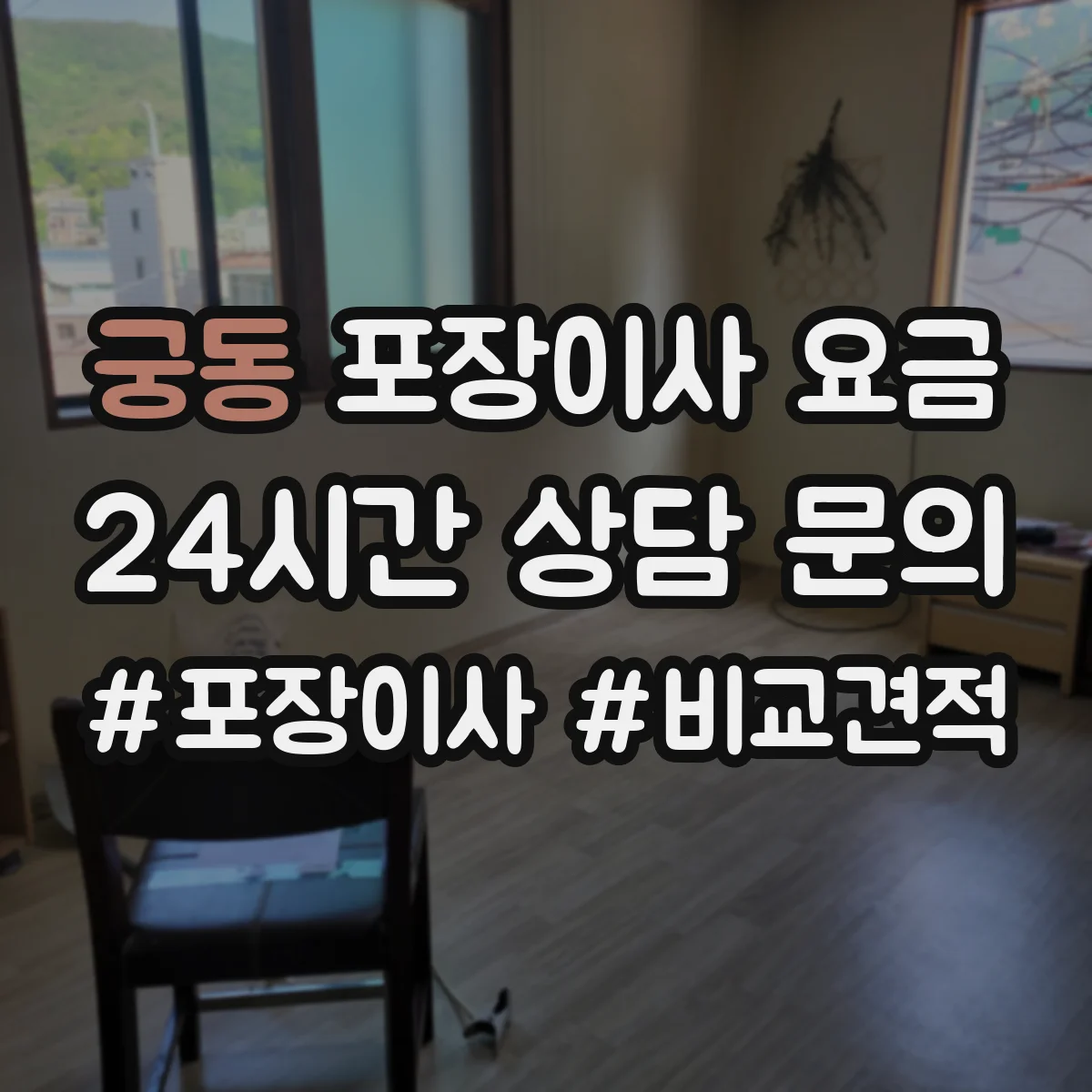 궁동 포장이사 요금