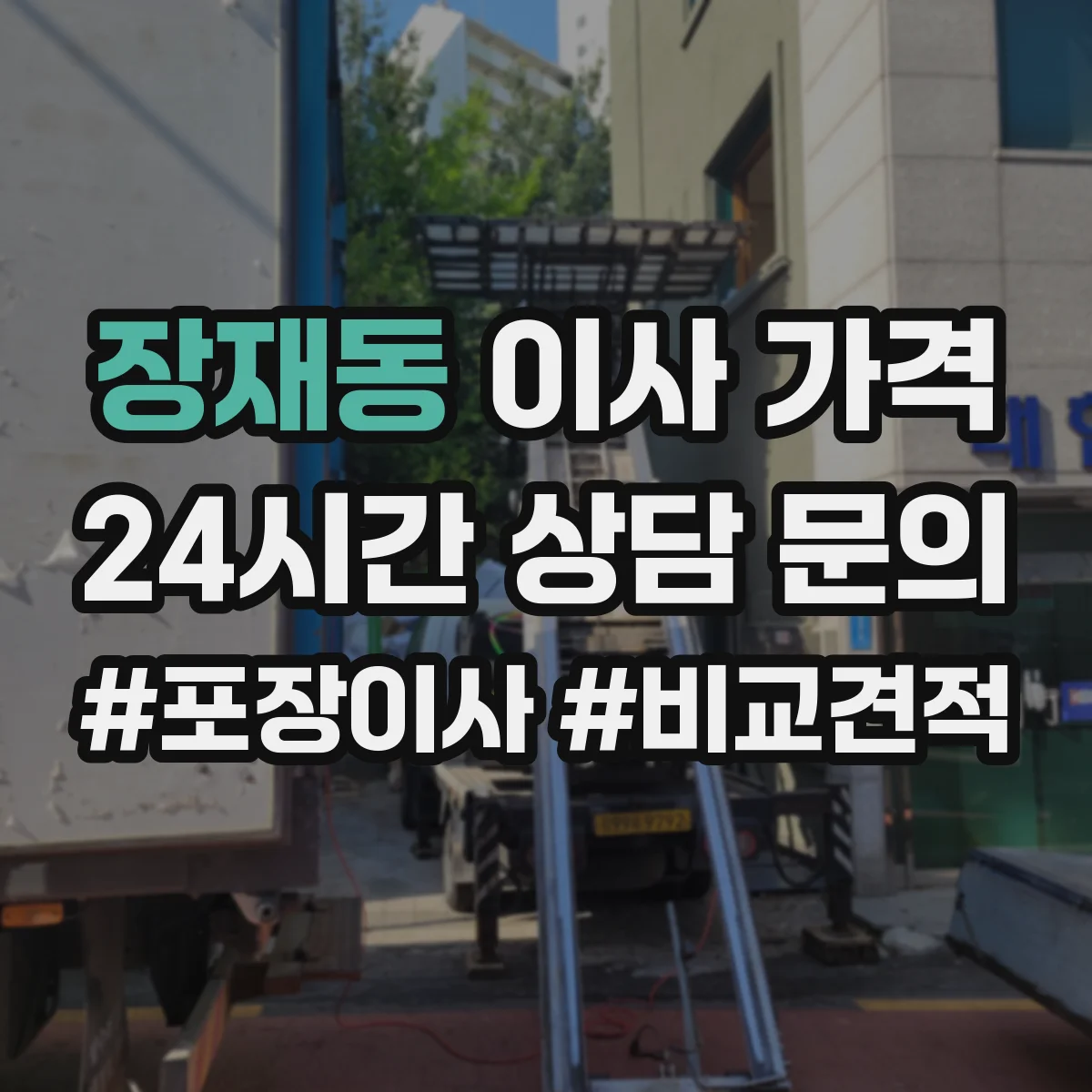 장재동 이사 가격