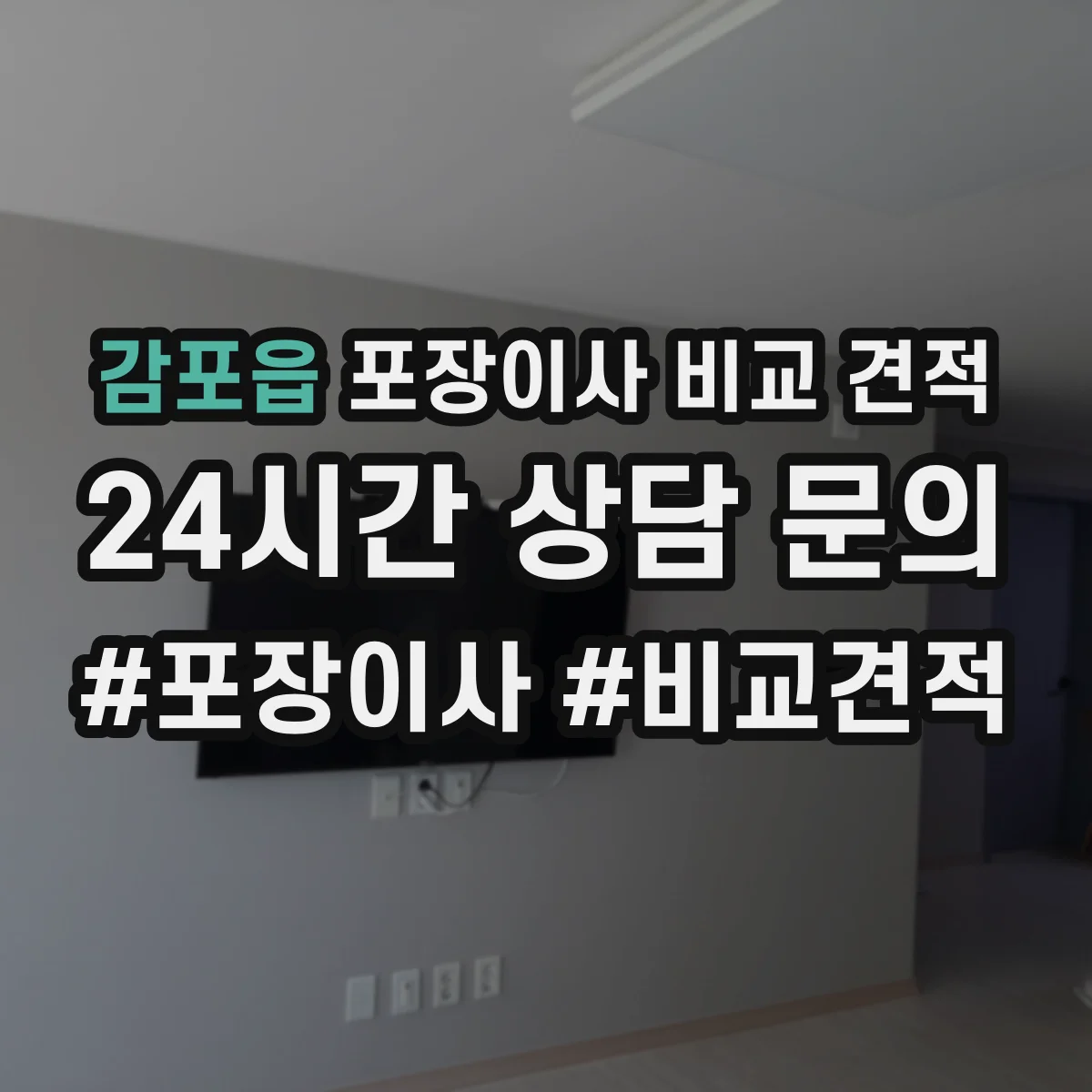 감포읍 포장이사 비교 견적