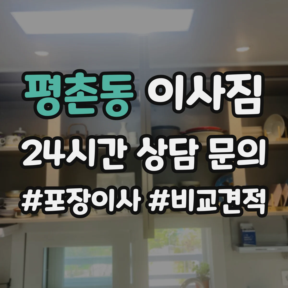 평촌동 이사짐