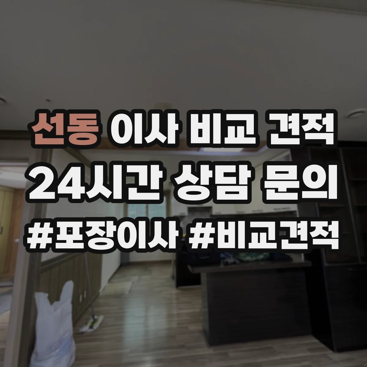 선동 이사 비교 견적