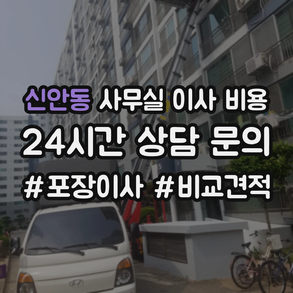 신안동 사무실 이사 비용