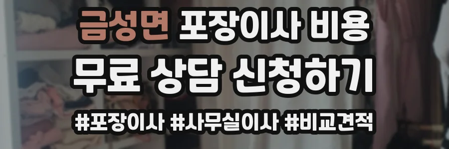 금성면 포장이사 비용