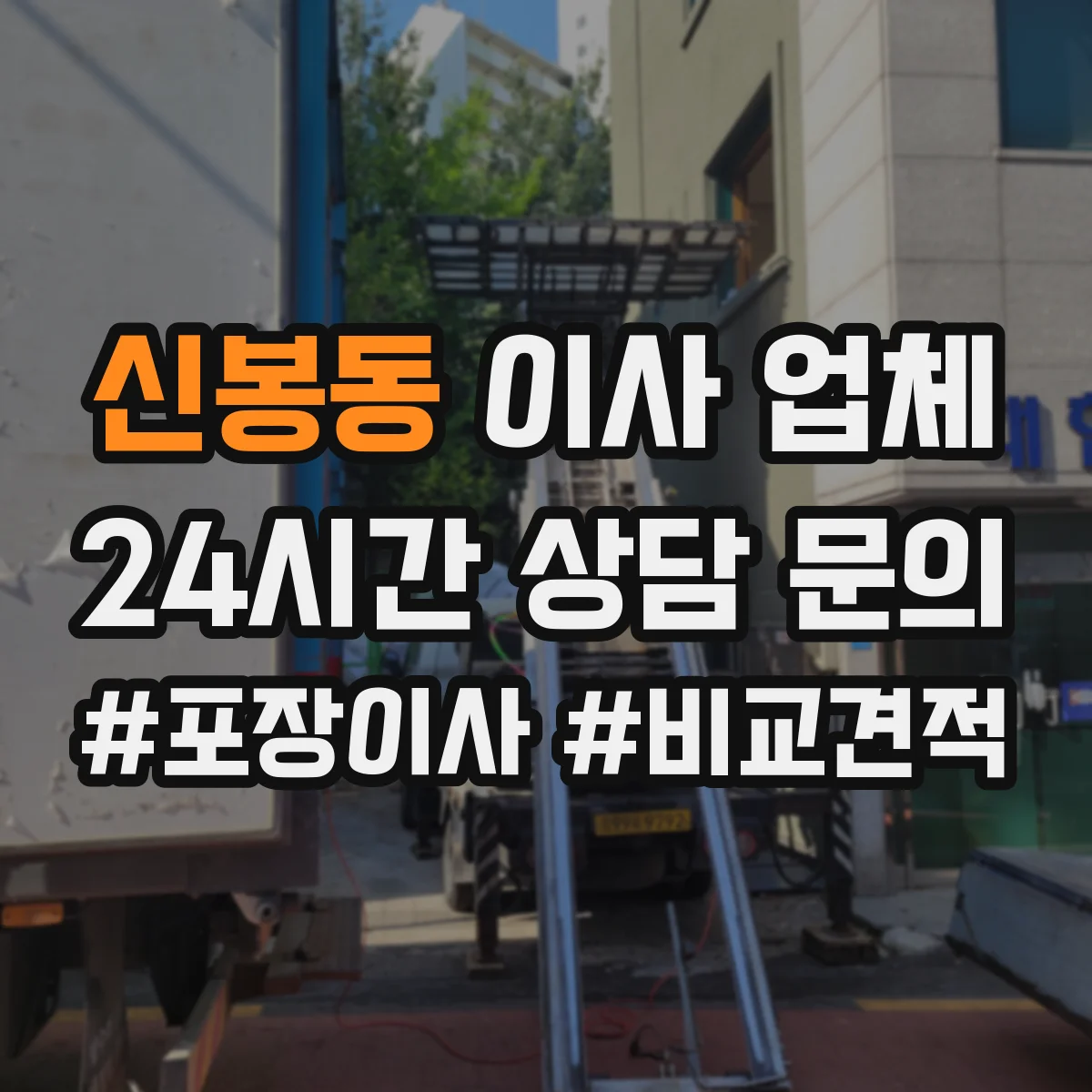 신봉동 이사 업체