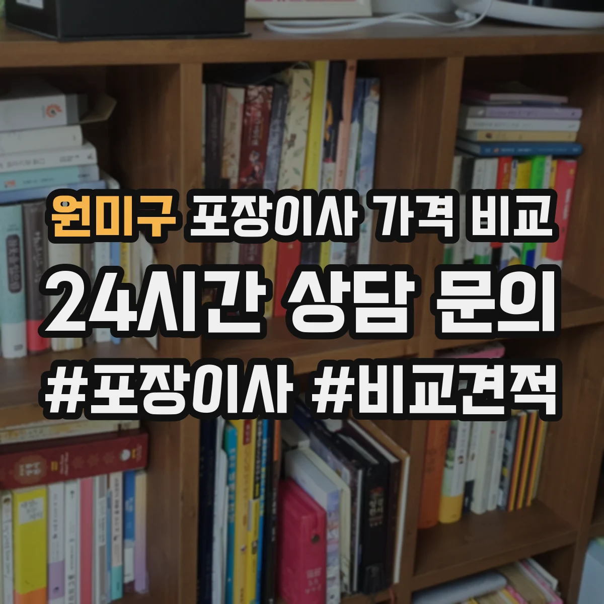 원미구 포장이사 가격 비교