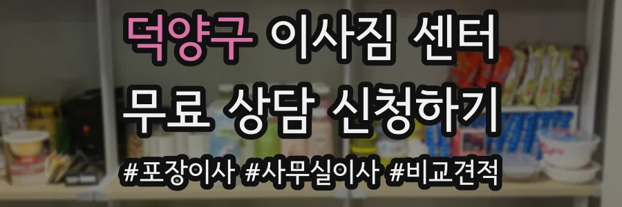 덕양구 이사짐 센터