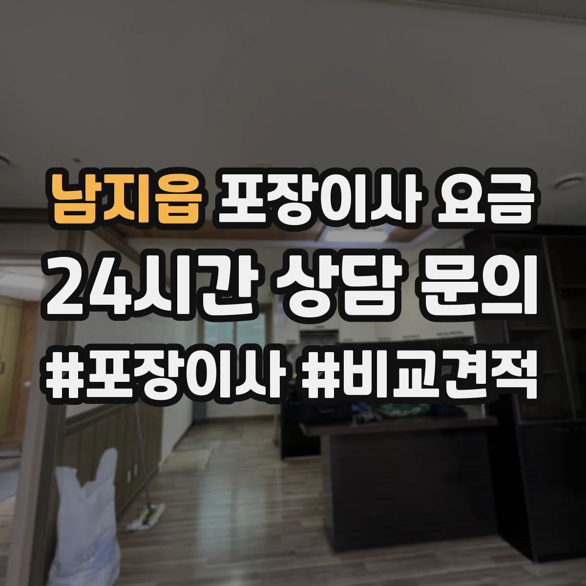 남지읍 포장이사 요금