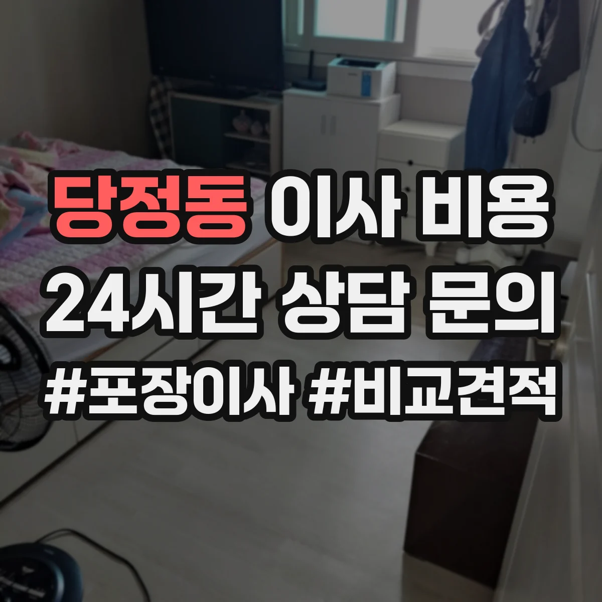 당정동 이사 비용