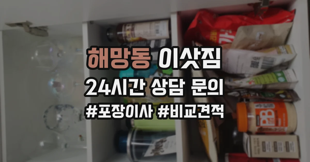 해망동 이삿짐