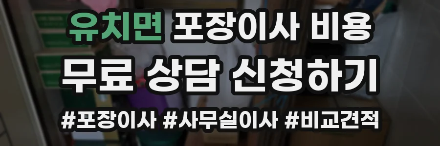 유치면 포장이사 비용