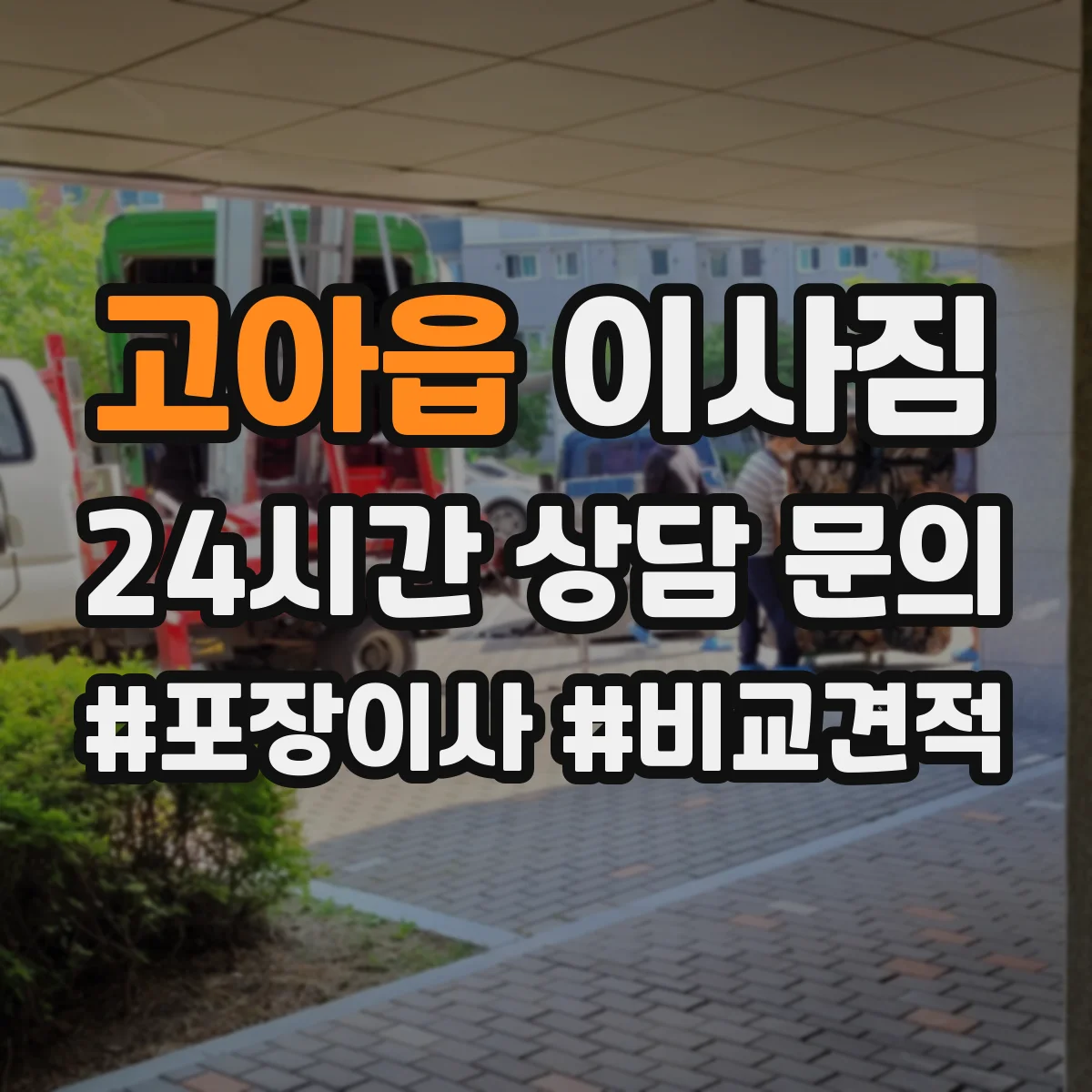 고아읍 이사짐