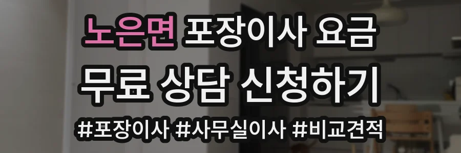 노은면 포장이사 요금