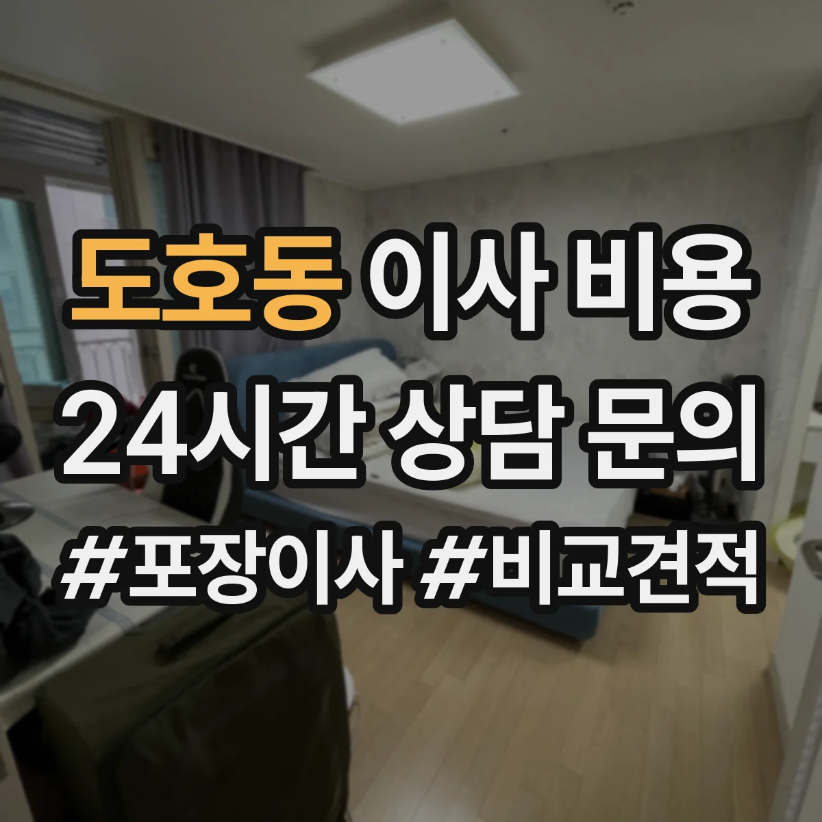 도호동 이사 비용