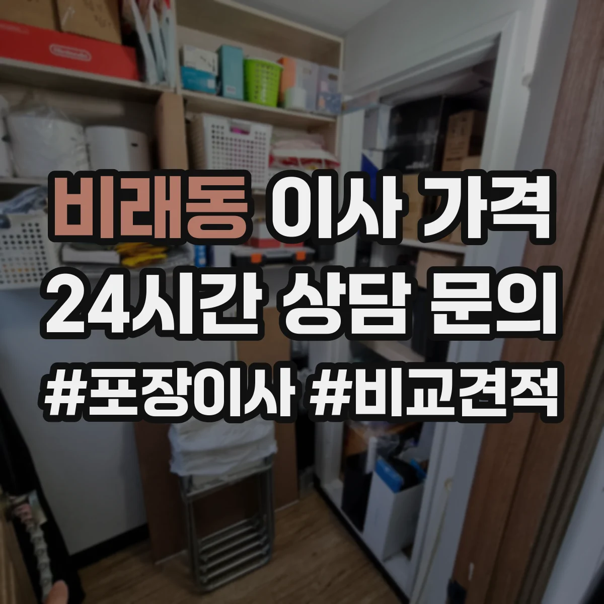 비래동 이사 가격
