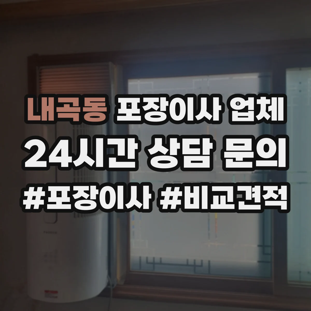 내곡동 포장이사 업체