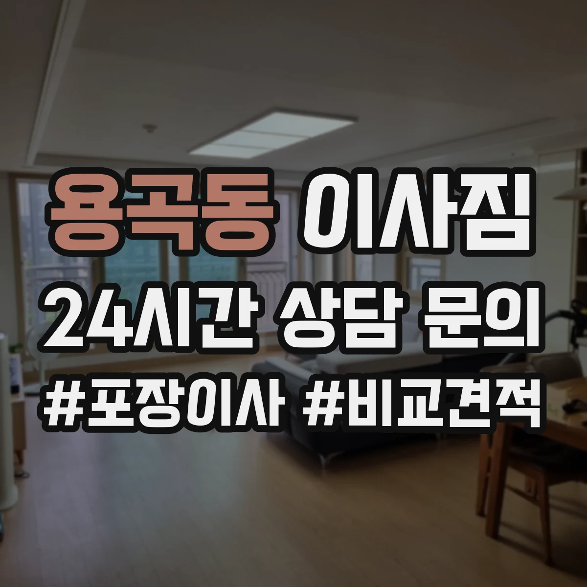 용곡동 이사짐