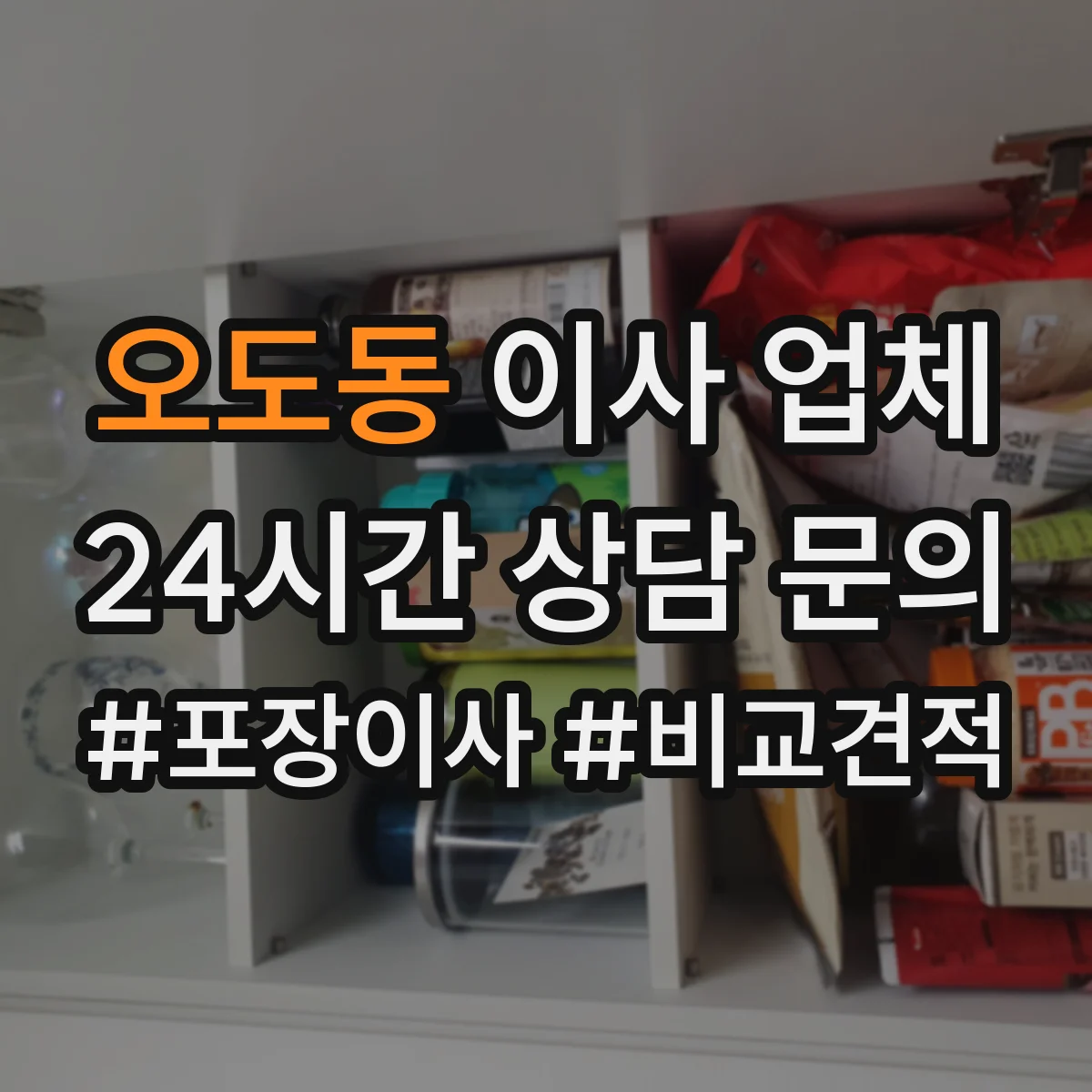 오도동 이사 업체
