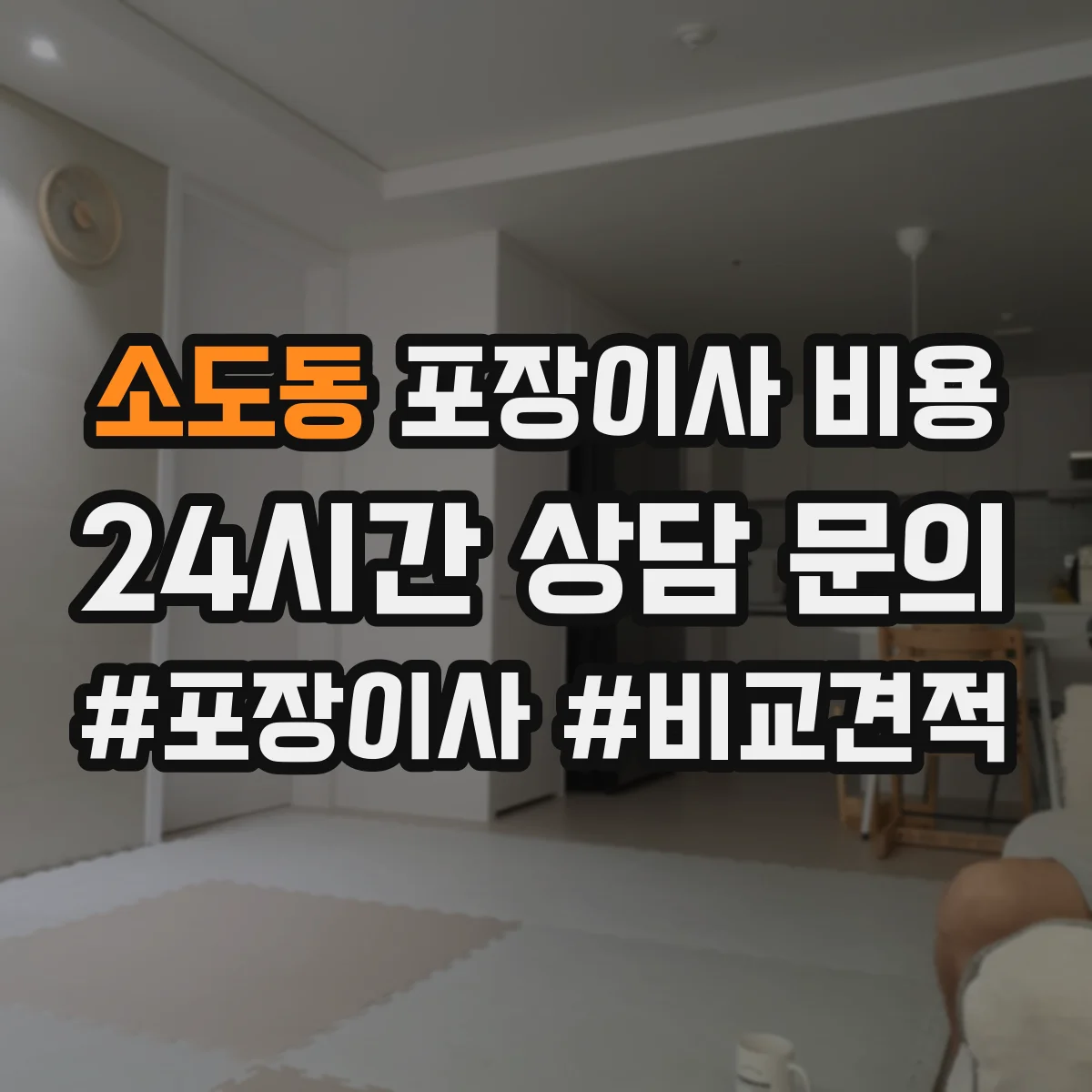 소도동 포장이사 비용