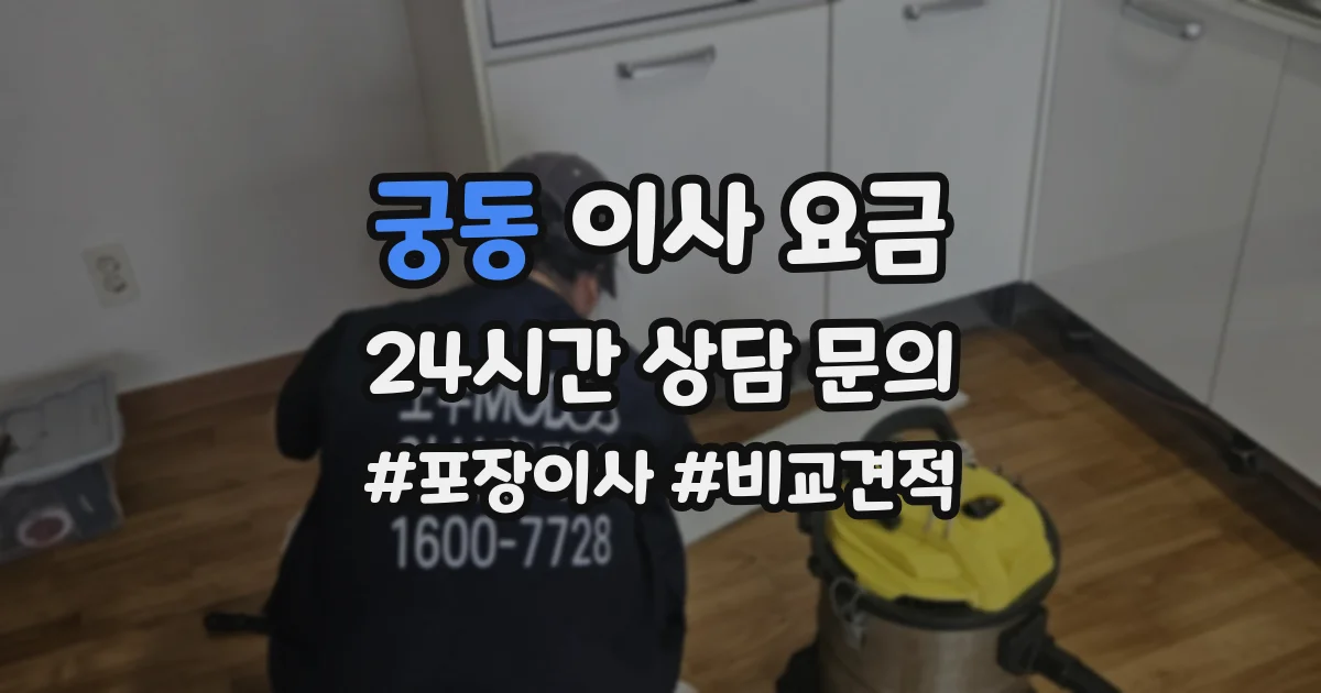 궁동 이사 요금