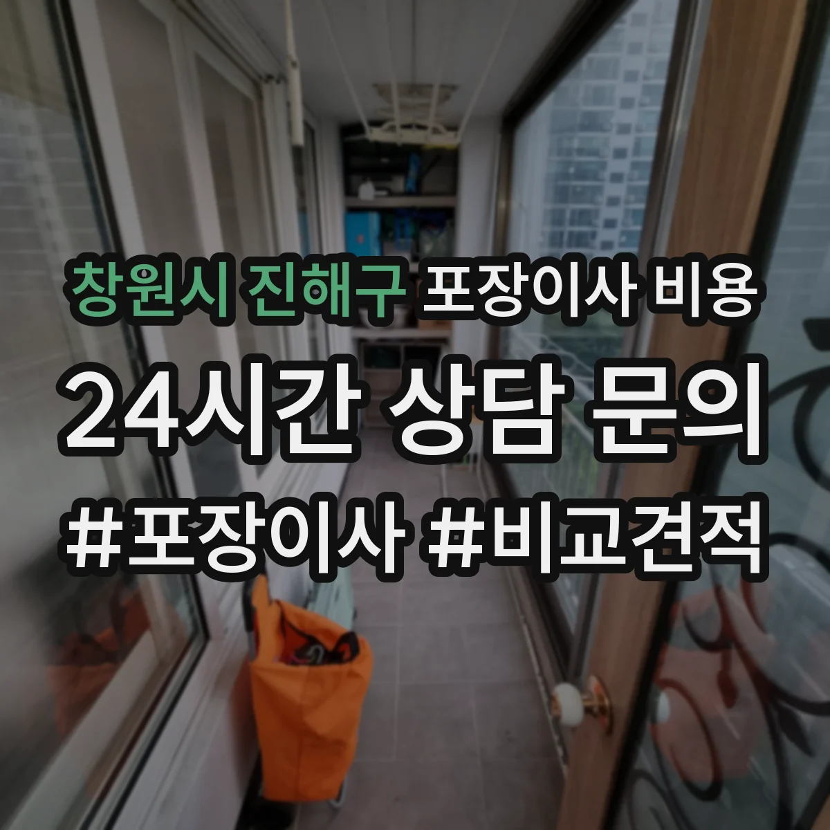 창원시 진해구 포장이사 비용