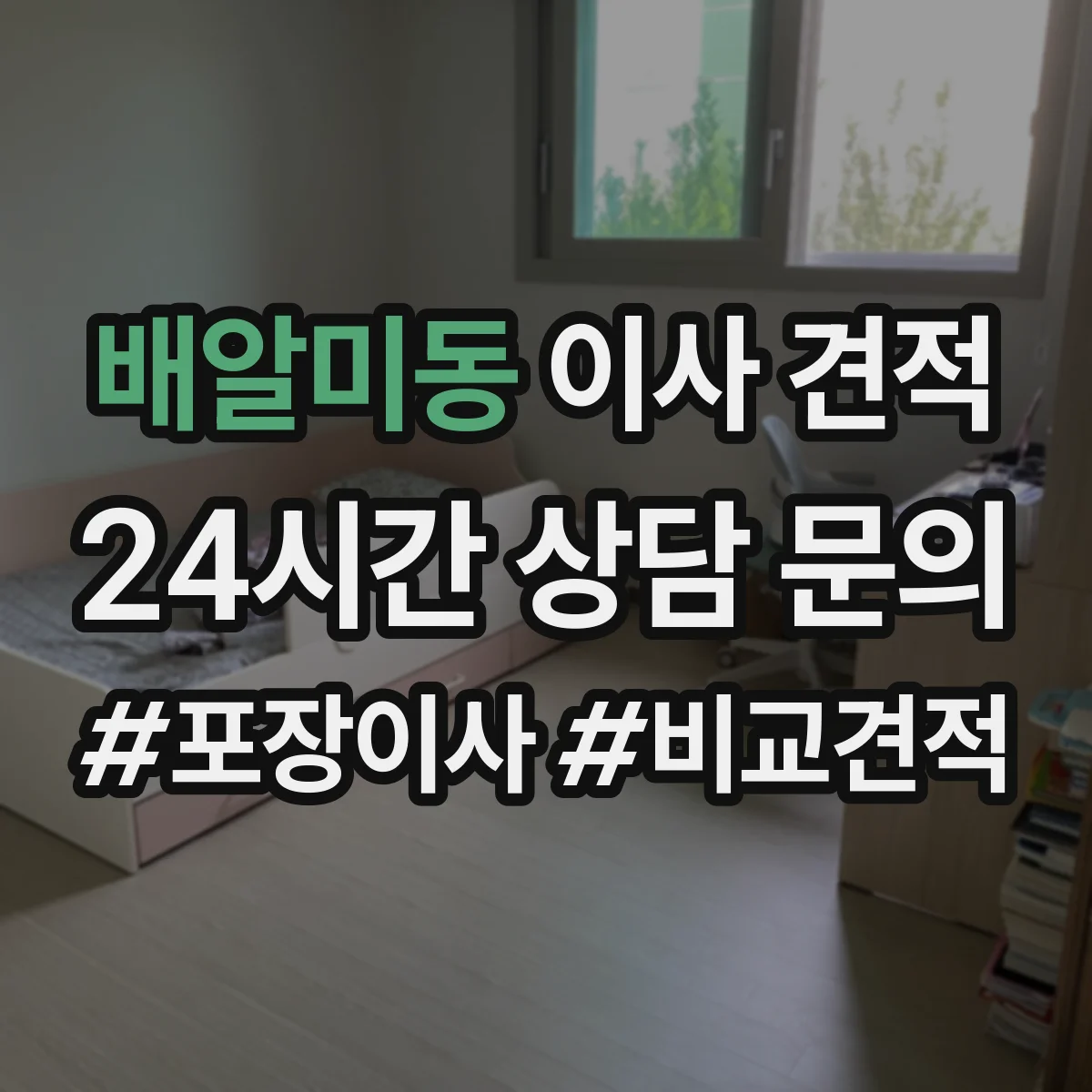 배알미동 이사 견적