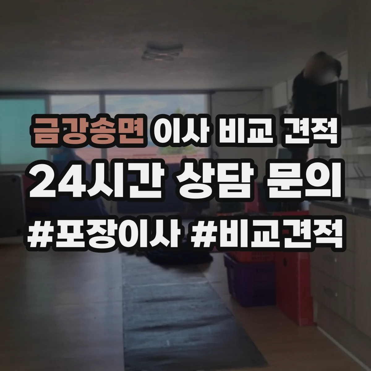 금강송면 이사 비교 견적