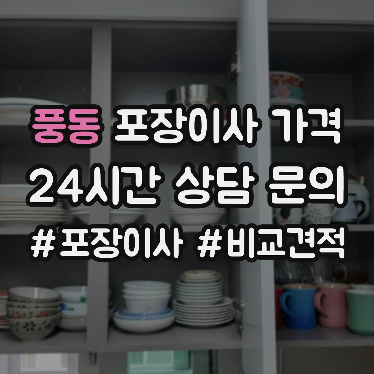 풍동 포장이사 가격