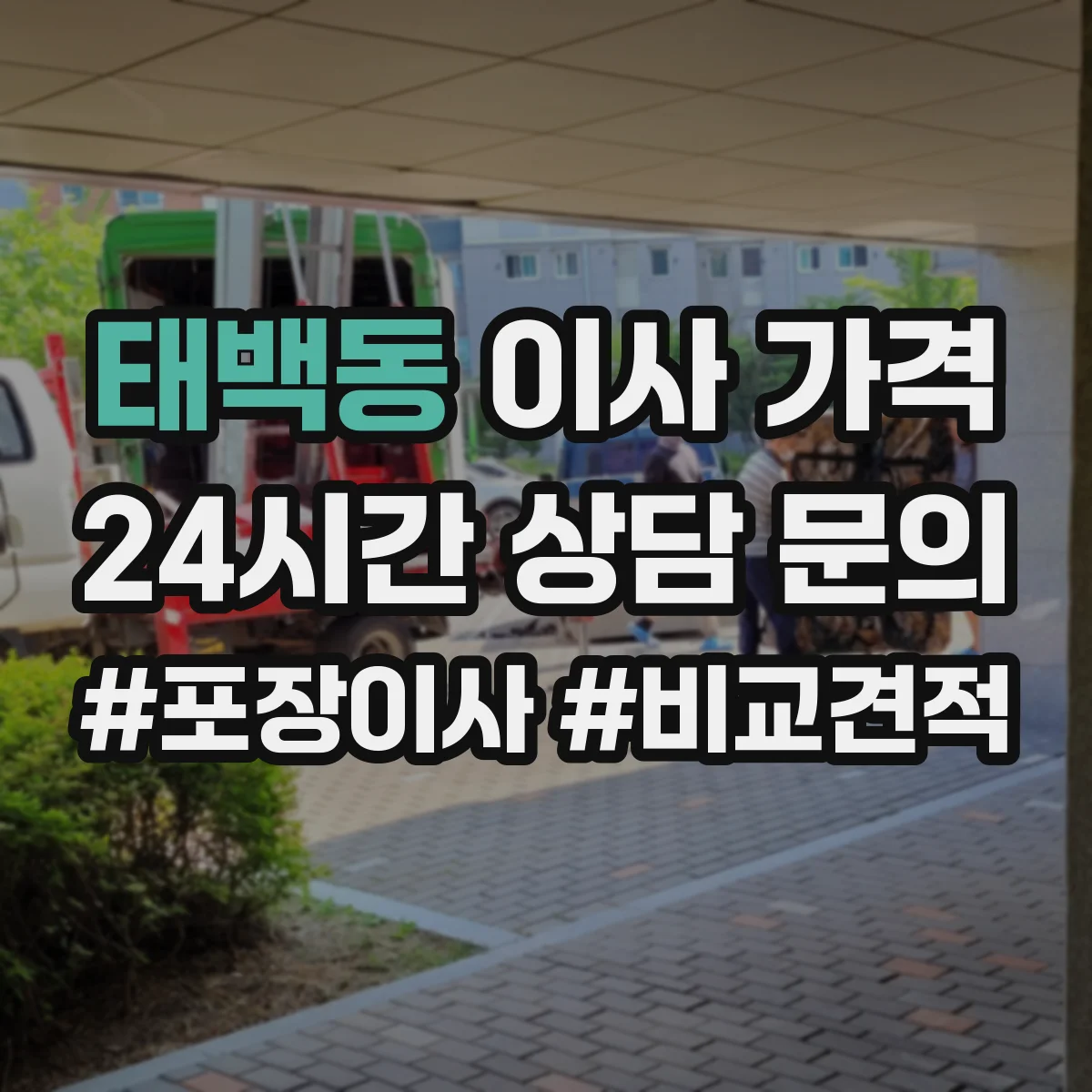 태백동 이사 가격