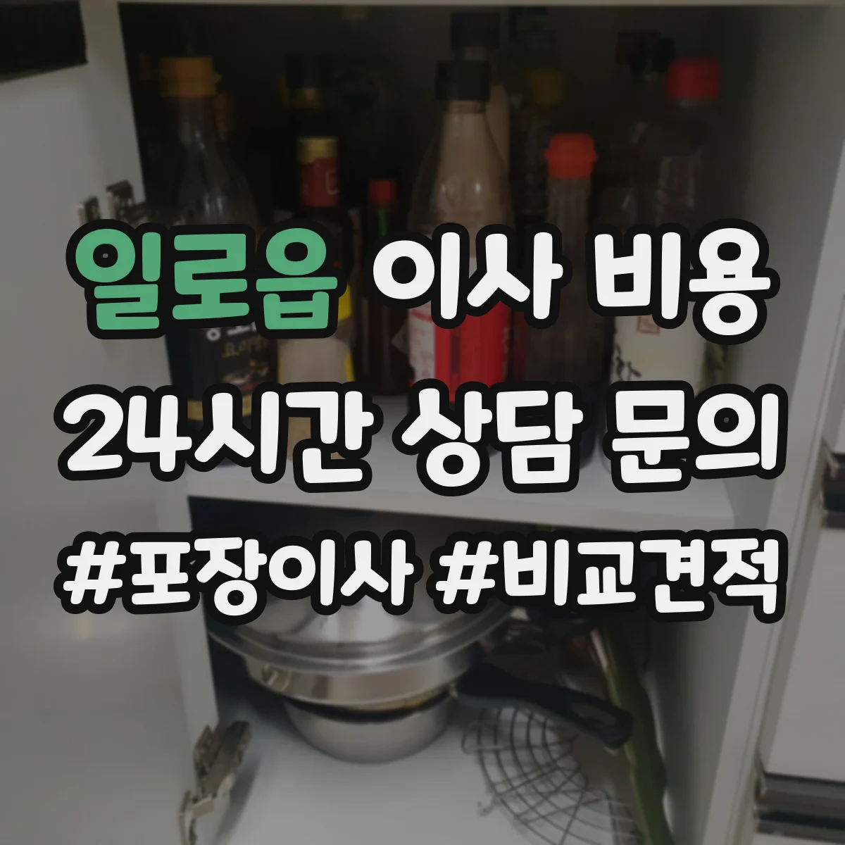 일로읍 이사 비용