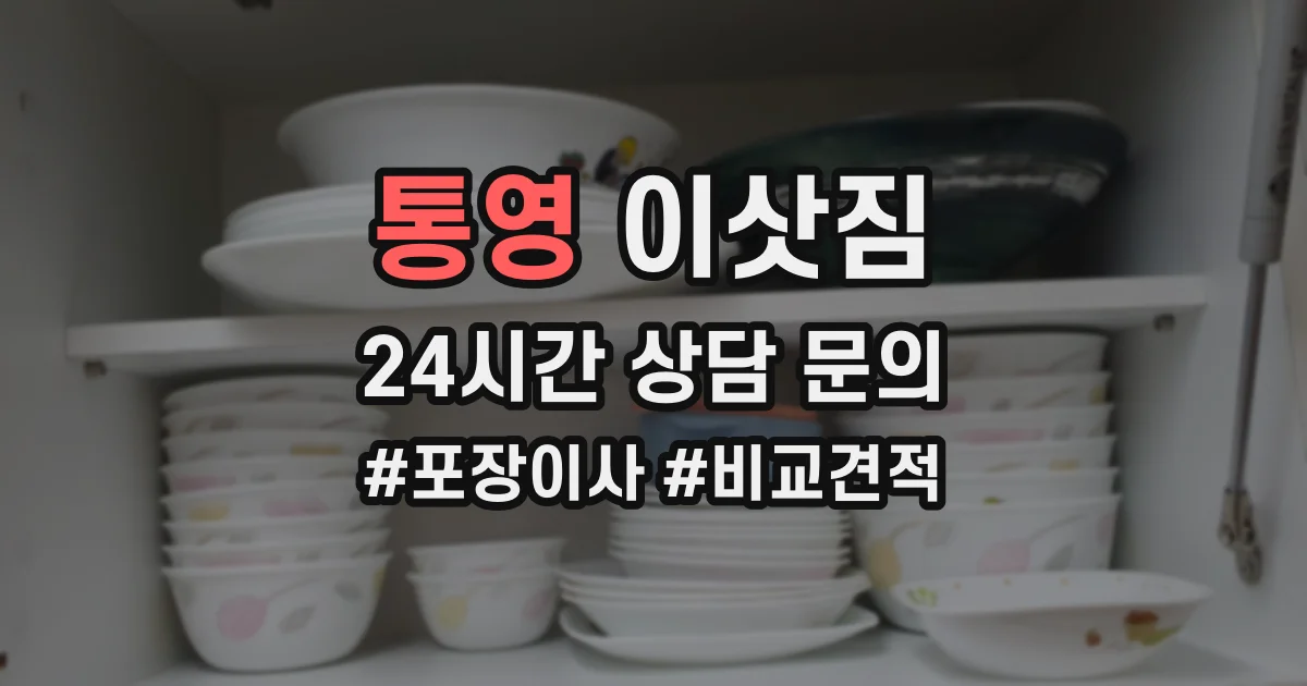 통영 이삿짐