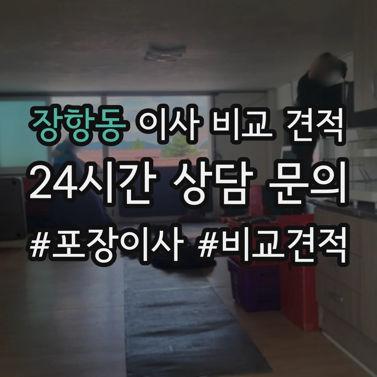 장항동 이사 비교 견적