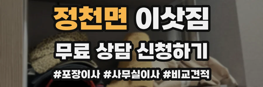 정천면 이삿짐