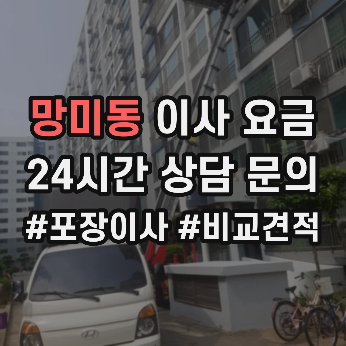 망미동 이사 요금