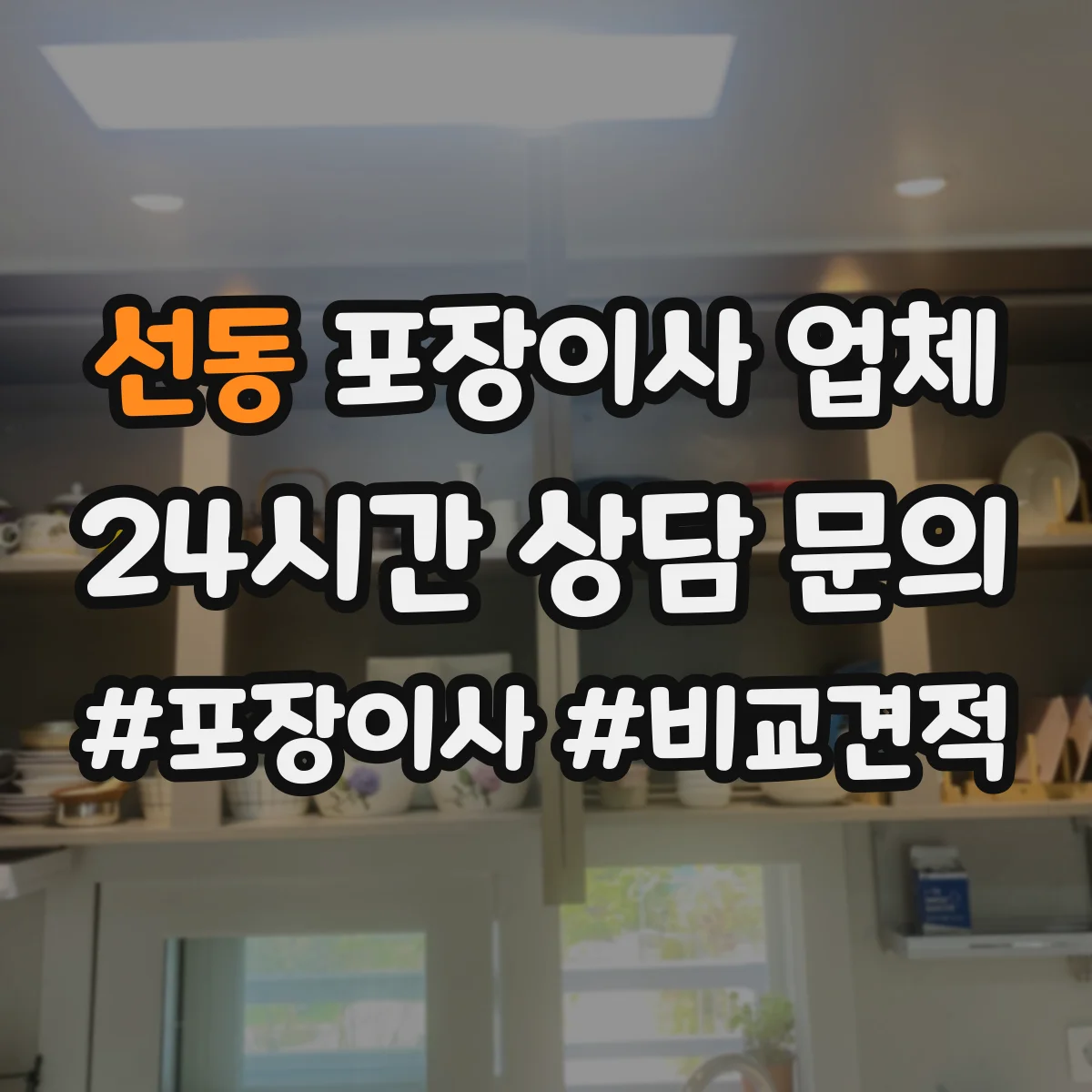 선동 포장이사 업체