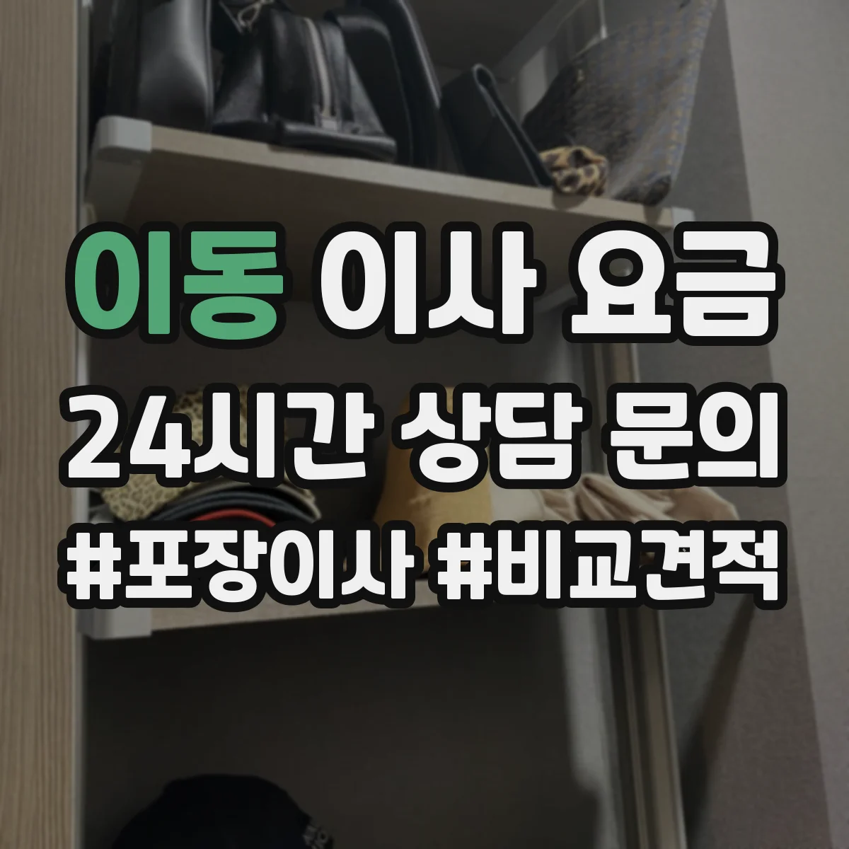 이동 이사 요금