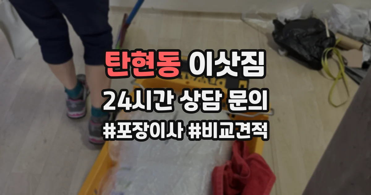 탄현동 이삿짐