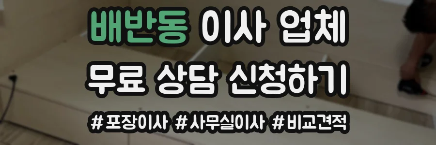 배반동 이사 업체