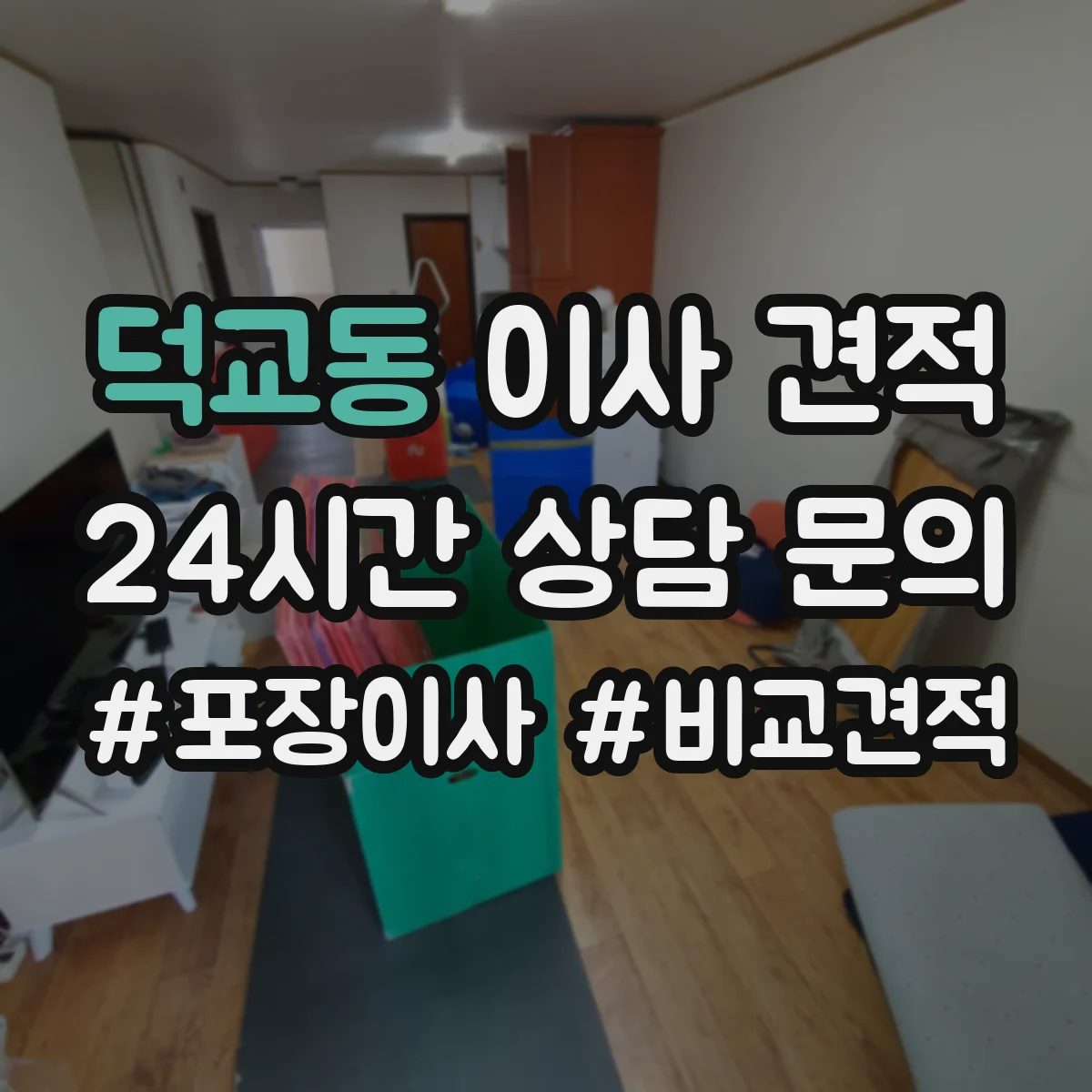 덕교동 이사 견적